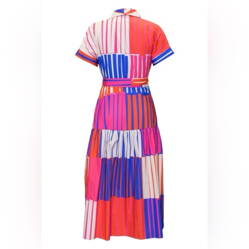 Hutch Rosen Stripe Dress Small - Picture 4 of 6